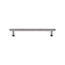 Heritage Brass Cabinet Pull Step Design with 16mm Rose 128mm CTC Polished Nickel finish - V4411 128-PNF - Choice Handles