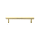 Heritage Brass Cabinet Pull Hexagon Design 128mm CTC Polished Brass finish - V4422 128-PB - Choice Handles