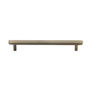 Heritage Brass Cabinet Pull Hexagon Design 160mm CTC Antique Brass finish - V4422 160-AT - Choice Handles