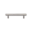 Heritage Brass Cabinet Pull Hexagon Design 96mm CTC Polished Nickel finish - V4422 96-PNF - Choice Handles