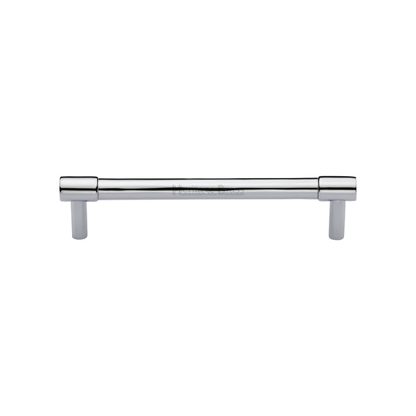 Heritage Brass Cabinet Pull Phoenix Design 128mm CTC Polished Chrome finish - V4434 128-PC - Choice Handles