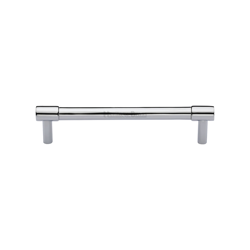 Heritage Brass Cabinet Pull Phoenix Design 128mm CTC Polished Chrome finish - V4434 128-PC - Choice Handles