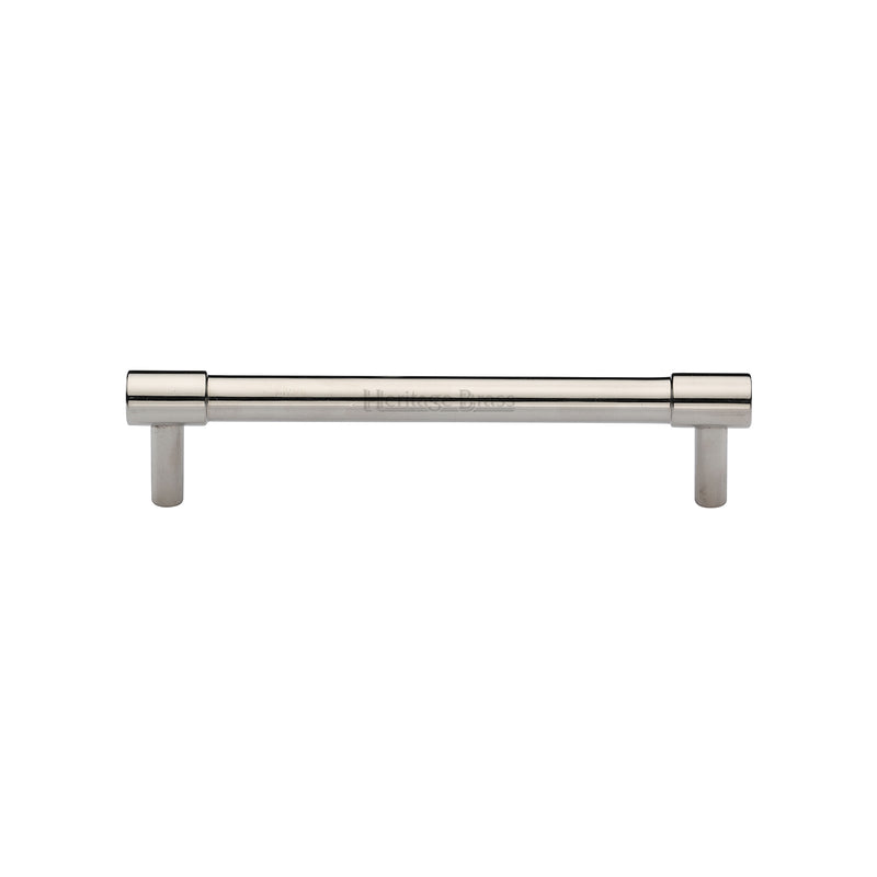 Heritage Brass Cabinet Pull Phoenix Design 128mm CTC Polished Nickel finish - V4434 128-PNF - Choice Handles