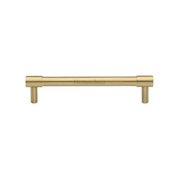 Heritage Brass Cabinet Pull Phoenix Design 128mm CTC Satin Brass finish - V4434 128-SB - Choice Handles