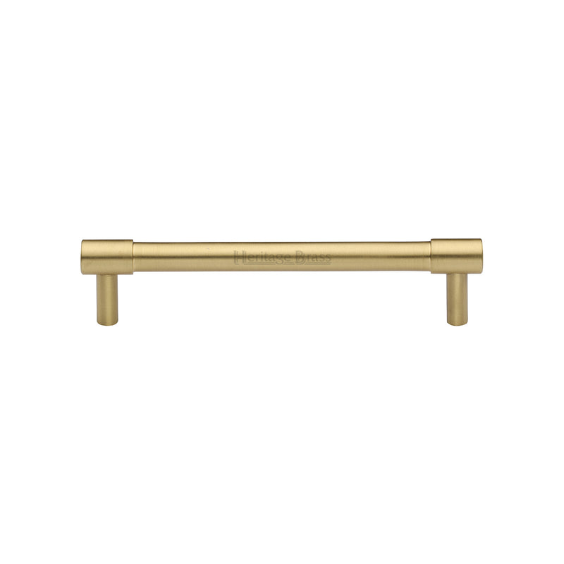 Heritage Brass Cabinet Pull Phoenix Design 128mm CTC Satin Brass finish - V4434 128-SB - Choice Handles