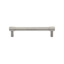Heritage Brass Cabinet Pull Phoenix Design 128mm CTC Satin Nickel finish - V4434 128-SN - Choice Handles