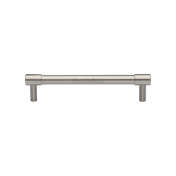 Heritage Brass Cabinet Pull Phoenix Design 128mm CTC Satin Nickel finish - V4434 128-SN - Choice Handles