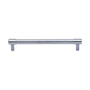 Heritage Brass Cabinet Pull Phoenix Design 160mm CTC Sain Chrome finish
 - V4434 160-SC - Choice Handles