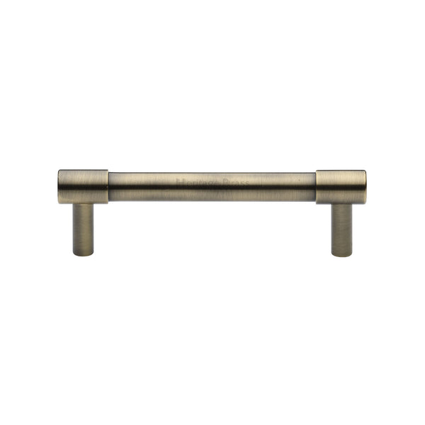 Heritage Brass Cabinet Pull Phoenix Design 96mm CTC Antique Brass finish - V4434 96-AT - Choice Handles