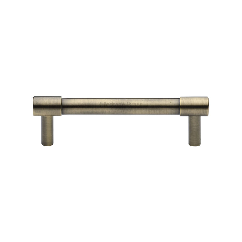Heritage Brass Cabinet Pull Phoenix Design 96mm CTC Antique Brass finish - V4434 96-AT - Choice Handles