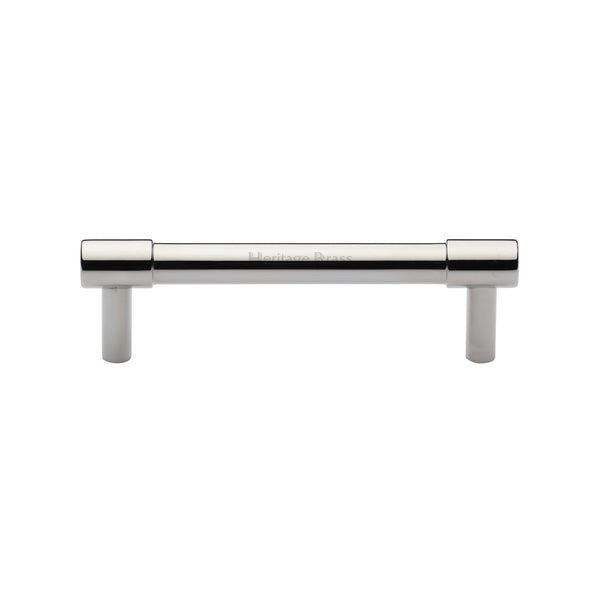 Heritage Brass Cabinet Pull Phoenix Design 96mm CTC Polished Nickel finish - V4434 96-PNF - Choice Handles