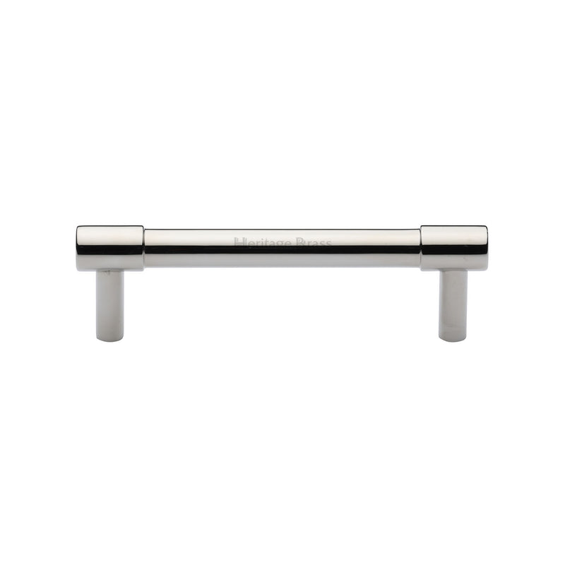 Heritage Brass Cabinet Pull Phoenix Design 96mm CTC Polished Nickel finish - V4434 96-PNF - Choice Handles