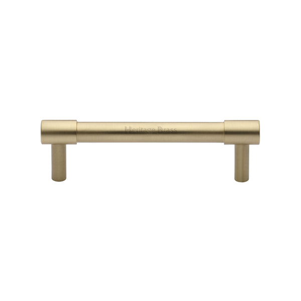 Heritage Brass Cabinet Pull Phoenix Design 96mm CTC Satin Brass finish - V4434 96-SB - Choice Handles