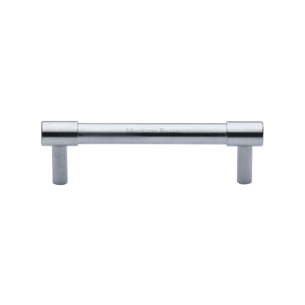 Heritage Brass Cabinet Pull Phoenix Design 96mm CTC Satin Chrome finish
 - V4434 96-SC - Choice Handles