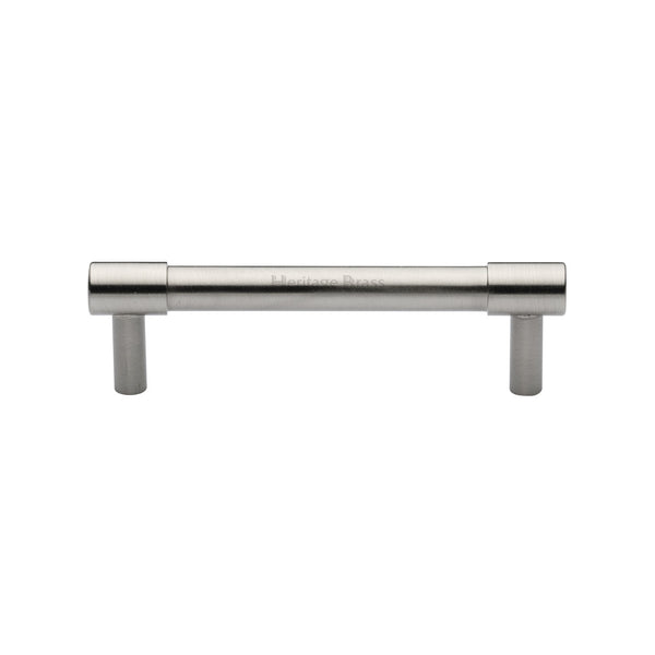Heritage Brass Cabinet Pull Phoenix Design 96mm CTC Satin Nickel finish - V4434 96-SN - Choice Handles