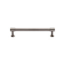 Heritage Brass Cabinet Pull Phoenix Design with 16mm Rose 128mm CTC Satin Nickel finish - V4435 128-SN - Choice Handles