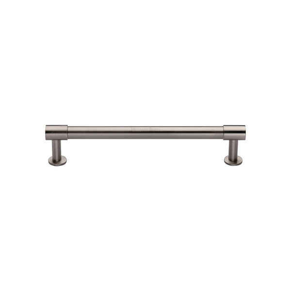 Heritage Brass Cabinet Pull Phoenix Design with 16mm Rose 128mm CTC Satin Nickel finish - V4435 128-SN - Choice Handles
