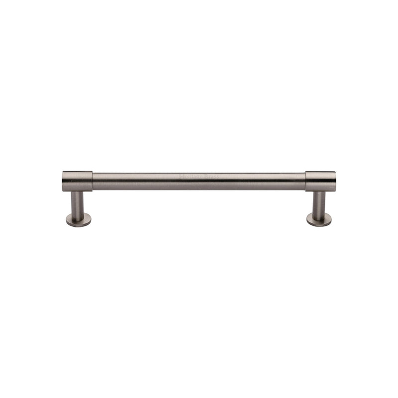 Heritage Brass Cabinet Pull Phoenix Design with 16mm Rose 128mm CTC Satin Nickel finish - V4435 128-SN - Choice Handles