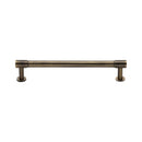 Heritage Brass Cabinet Pull Phoenix Design with 16mm Rose 160mm CTC Antique Brass finish - V4435 160-AT - Choice Handles
