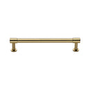 Heritage Brass Cabinet Pull Phoenix Design with 16mm Rose 160mm CTC Polished Brass finish - V4435 160-PB - Choice Handles