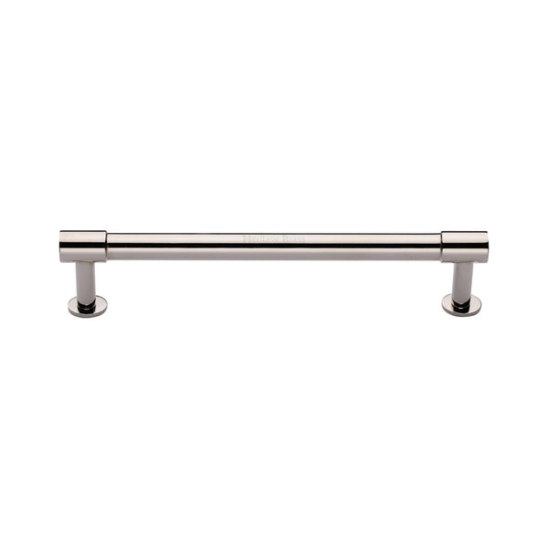 Heritage Brass Cabinet Pull Phoenix Design with 16mm Rose 160mm CTC Polished Nickel finish - V4435 160-PNF - Choice Handles