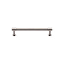 Heritage Brass Cabinet Pull Phoenix Design with 16mm Rose 96mm CTC Polished Nickel finish - V4435 96-PNF - Choice Handles