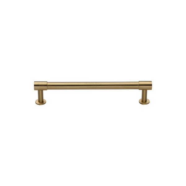 Heritage Brass Cabinet Pull Phoenix Design with 16mm Rose 96mm CTC Satin Brass finish - V4435 96-SB - Choice Handles