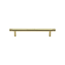 Heritage Brass Cabinet Pull Contour Design 128mm CTC Polished Brass finish - V4446 128-PB - Choice Handles