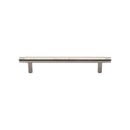 Heritage Brass Cabinet Pull Contour Design 128mm CTC Satin Nickel finish - V4446 128-SN - Choice Handles