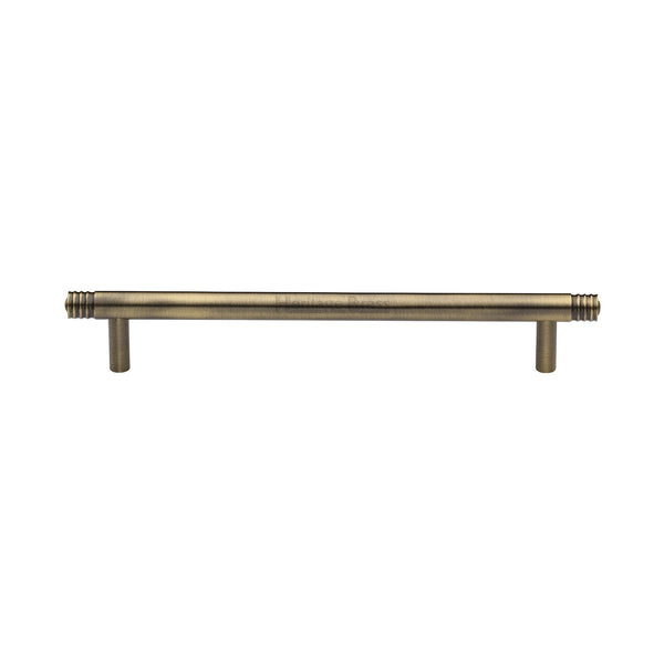 Heritage Brass Cabinet Pull Contour Design 160mm CTC Antique Brass finish - V4446 160-AT - Choice Handles