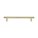 Heritage Brass Cabinet Pull Contour Design 160mm CTC Polished Brass finish - V4446 160-PB - Choice Handles