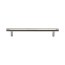 Heritage Brass Cabinet Pull Contour Design 160mm CTC Polished Nickel finish - V4446 160-PNF - Choice Handles