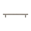 Heritage Brass Cabinet Pull Contour Design 160mm CTC Satin Nickel finish - V4446 160-SN - Choice Handles