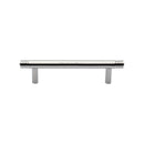 Heritage Brass Cabinet Pull Contour Design 96mm CTC Polished Nickel finish - V4446 96-PNF - Choice Handles