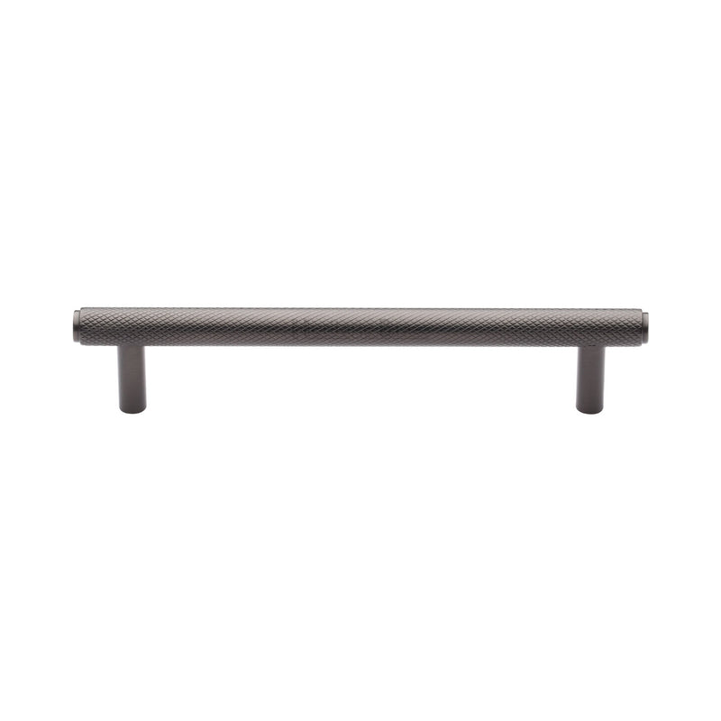 Heritage Brass Cabinet Pull Complete Knurl Design 128mm CTC Matt Bronze finish - V4458 128-MB - Choice Handles