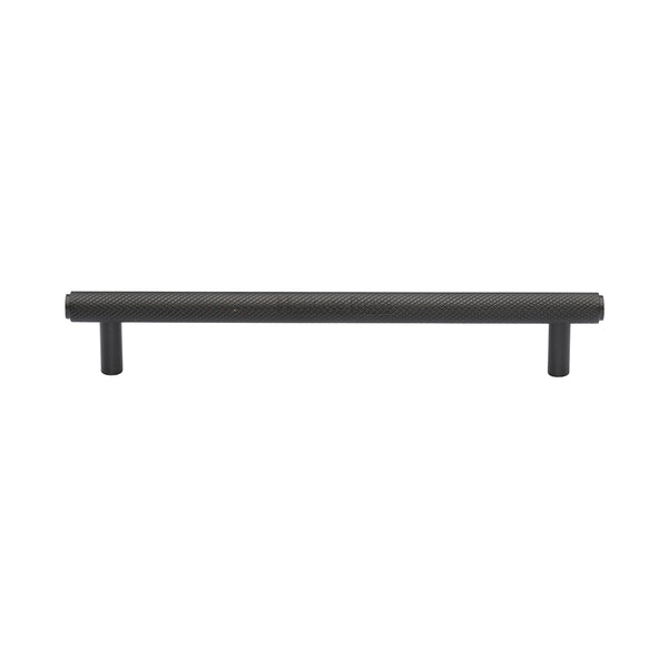 Heritage Brass Cabinet Pull Complete Knurl Design 160mm CTC Matt Bronze finish - V4458 160-MB - Choice Handles