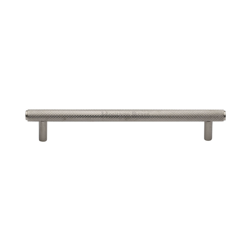 Heritage Brass Cabinet Pull Complete Knurl Design 160mm CTC Satin Nickel finish - V4458 160-SN - Choice Handles