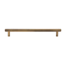 Heritage Brass Cabinet Pull Complete Knurl Design 192mm CTC Antique Brass finish
 - V4458 192-AT