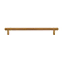 Heritage Brass Cabinet Pull Complete Knurl Design 192mm CTC Polished Brass finish
 - V4458 192-PB