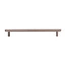 Heritage Brass Cabinet Pull Complete Knurl Design 192mm CTC Satin Nickel finish
 - V4458 192-SN