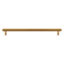 Heritage Brass Cabinet Pull Complete Knurl Design 254mm CTC Polished Brass finish
 - V4458 254-PB