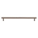 Heritage Brass Cabinet Pull Complete Knurl Design 254mm CTC Satin Nickel finish
 - V4458 254-SN
