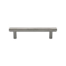 Heritage Brass Cabinet Pull Complete Knurl Design 96mm CTC Satin Nickel finish - V4458 96-SN - Choice Handles