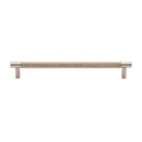 Heritage Brass Cabinet Pull Partial Knurl Design 192mm CTC Polished Nickel finish
 - V4461 192-PNF