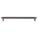 Heritage Brass Cabinet Pull Partial Knurl Design 254mm CTC Matt Bronze finish
 - V4461 254-MB