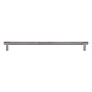 Heritage Brass Cabinet Pull Partial Knurl Design 254mm CTC Polished Chrome finish
 - V4461 254-PC