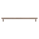 Heritage Brass Cabinet Pull Partial Knurl Design 254mm CTC Polished Nickel finish
 - V4461 254-PNF