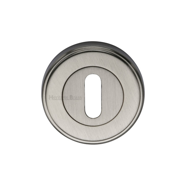Heritage Brass Key Escutcheon Satin Nickel finish - V5000-SN - Choice Handles
