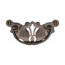 Heritage Brass Cabinet Pull Ornate Plate Design Matt Bronze Finish - V5021-MB - Choice Handles