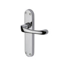 Heritage Brass Door Handle Lever Latch Gloucester Design Polished Chrome finish - V6060-PC - Choice Handles